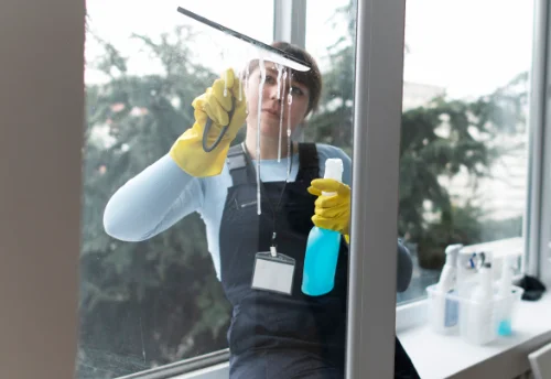 Nettoyage de vitres intérieures et extérieures à Landéan